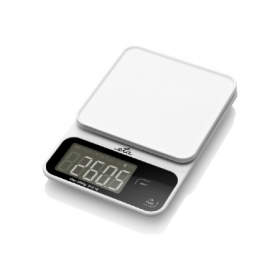 ETA Kitchen Scale | Popi 677090000 | Maximum weight (capacity) 5 kg | Graduation 1 g | Display type LCD | White