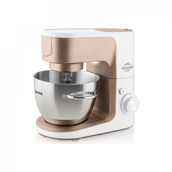 ETA Kitchen machine | Gratussino III Elements 302390210 | 1200 W | Number of speeds 8 | Bowl capacity 4.5 L | White/Rose Gold