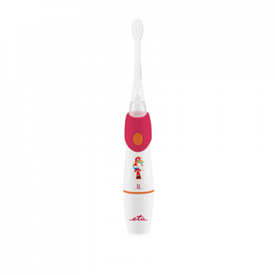 ETA Toothbrush | Sonetic ETA071090030 | Battery operated | For kids | Number of brush heads included 2 | Number of teeth brushing modes 1 | Red/White
