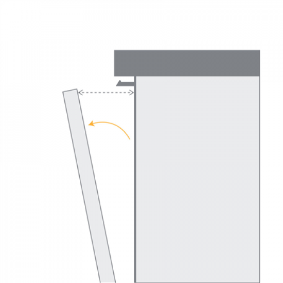 Whirlpool Dishwasher | WSBO 3O34 PF X | Built-in | Width 45 cm | Number of place settings 10 | Number of programs 8 | Energy efficiency class D | Display | Stainless steel