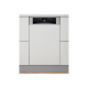 Whirlpool Dishwasher | WSBO 3O34 PF X | Built-in | Width 45 cm | Number of place settings 10 | Number of programs 8 | Energy efficiency class D | Display | Stainless steel