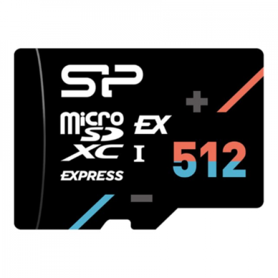 Silicon Power Hypera microSDXC Express | 512 GB | microSDXC | Flash memory class C10, UHS-I U3, V30, A1