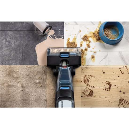 Bissell Vacuum Cleaner | CrossWave Edge Select | Cordless operating | Washing function | 25.9 V | Black/Warm White/Silver