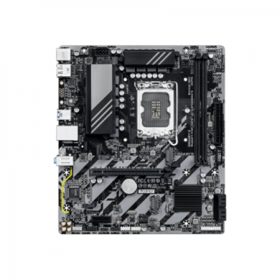 Gigabyte B860M E | Processor family Intel | Processor socket LGA1851 | DDR5 | Supported hard disk drive interfaces SATA, M.2 | Number of SATA connectors 4