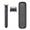 Philips | Shaver | OneBlade QP1424/65 | Operating time (max) 30 min | Wet & Dry | NiMH | Charcoal Grey