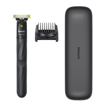 Philips | Shaver | OneBlade QP1424/65 | Operating time (max) 30 min | Wet & Dry | NiMH | Charcoal Grey