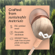 Marley Wired Earbuds | Smile Jamaica | Built-in microphone | USB Type-C | Copper
