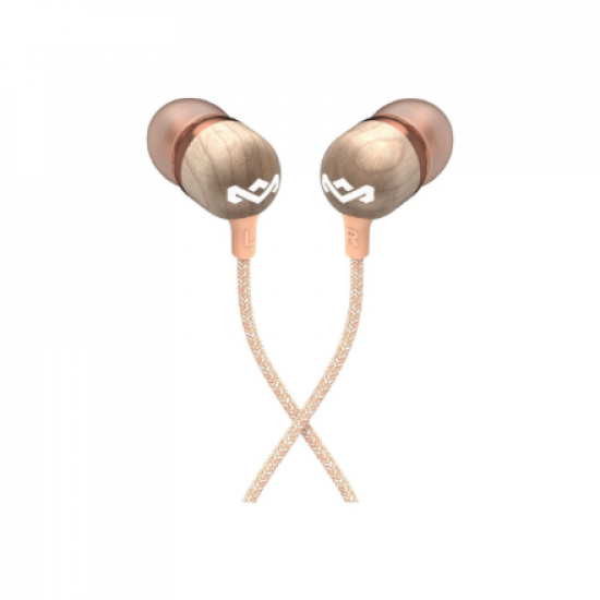 Marley Wired Earbuds | Smile Jamaica | Built-in microphone | USB Type-C | Copper