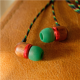 Marley Wired Earbuds | Smile Jamaica | Built-in microphone | USB Type-C | Rasta