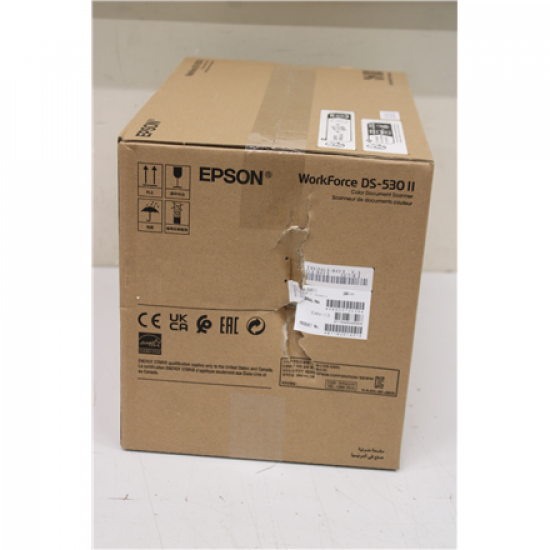 SALE OUT. Epson WorkForce DS-530II Document Scanner | Epson WorkForce DS-530II | Colour | DAMAGED PACKAGING | Document Scanner