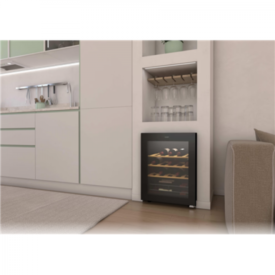Candy Wine Cooler | CWC023 | Energy efficiency class G | Free standing | Bottles capacity 23 | Black