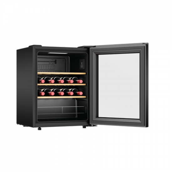 Candy Wine Cooler | CWC023 | Energy efficiency class G | Free standing | Bottles capacity 23 | Black