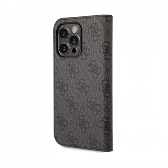 GUESS | Book Case | Apple | iPhone 14 Pro Max | Rubber/Silicone | Black