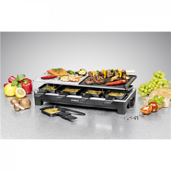 Rommelsbacher | Raclette grill | RCS 1350 | Grill | 1350 W | Black/Grey
