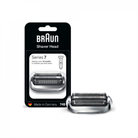 Braun 74S Shaver Replacement Head Series 7, Silver