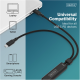 Digitus USB-C 2in1 charging cable, 140W | AK-300170-018-S