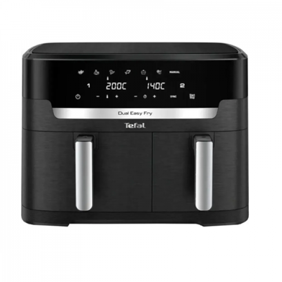 TEFAL | Air Fryer | EY942HE0 Easy Fry Dual XXL | Power 2700 W | Capacity 11 L | Black