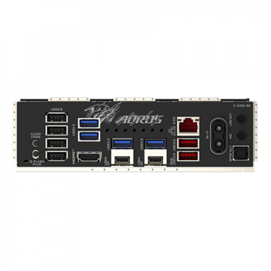 Gigabyte X870M AORUS ELITE WIFI7 | Processor family AMD | Processor socket AM5 | DDR5 | Supported hard disk drive interfaces SATA, M.2 | Number of SATA connectors 2