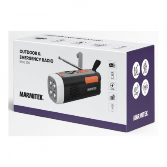Marmitek Outdoor Radio | RESQ 200 | Black