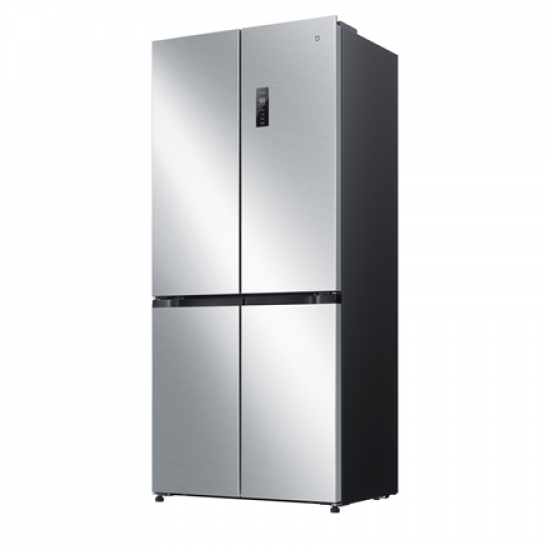 Xiaomi Mijia Refrigerator Cross Door 502L EU | Energy efficiency class E | Free standing | Side by Side | Height 191.2 cm | No Frost system | Fridge net capacity 326 L | Freezer net capacity 176 L | 37 dB | Brushed Silver
