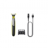 Philips Shaver | QP2734/23 OneBlade 360 | Operating time (max) 60 min | Wet & Dry | Lithium Ion | Green/Gray