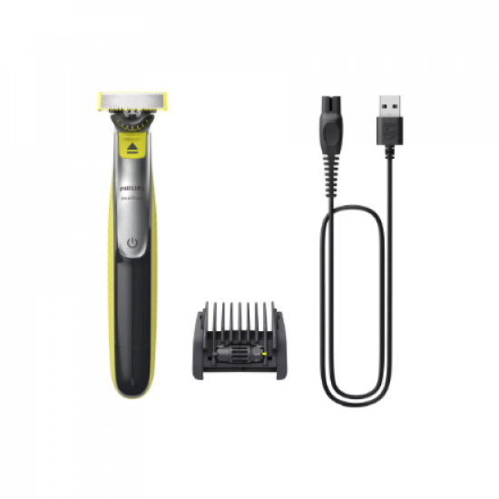 Philips Shaver | QP2734/23 OneBlade 360 | Operating time (max) 60 min | Wet & Dry | Lithium Ion | Green/Gray