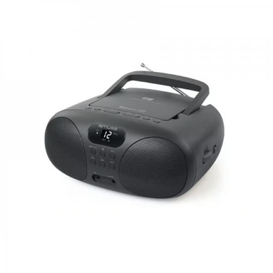 Muse Portable Radio CD Player With Bluetooth | MD-208BT | AUX in
