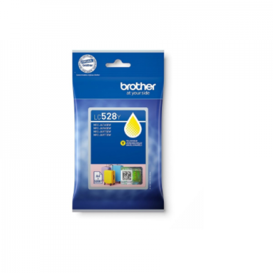Brother LC528Y Yellow High Yield Inkjet Cartridge | Brother