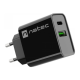 Natec Ribera USB Charger, 1xUSB-A, 1x USB-C, 20 W | NUC-2062
