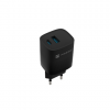 Natec Ribera USB Charger, 1x USB-A, 1x USB-C, 300 W | NUC-2141