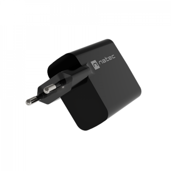Natec Ribera USB Charger, 1x USB-A, 1x USB-C, 65W | NUC-2145