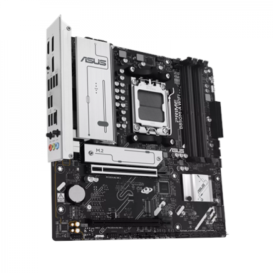 Asus PRIME B850M-A WIFI | Processor family AMD | Processor socket AM5 | DDR5 | Supported hard disk drive interfaces SATA, M.2 | Number of SATA connectors 4