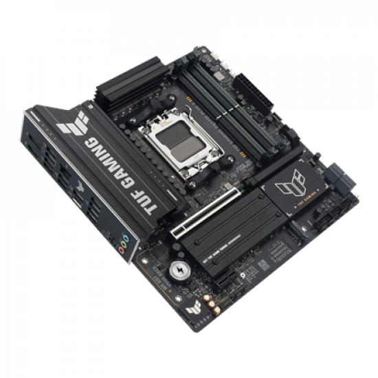 Asus TUF GAMING B850M-PLUS II | Processor family AMD | Processor socket AM5 | DDR5 | Supported hard disk drive interfaces SATA, M.2 | Number of SATA connectors 4