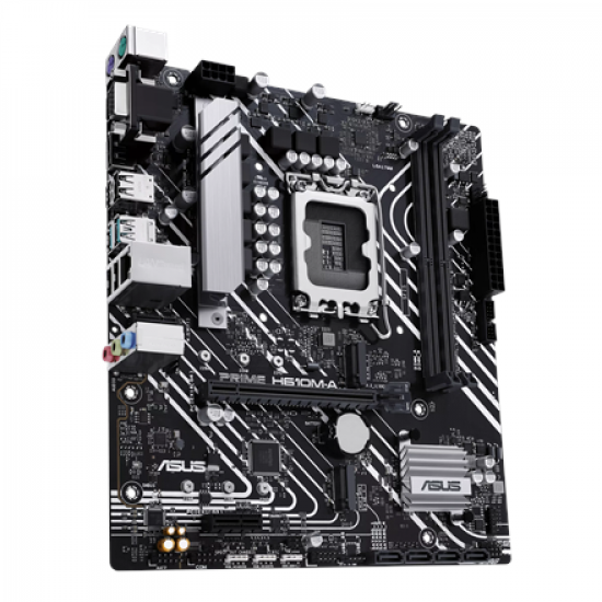Asus PRIME H610M-A R2.0 | Processor family Intel | Processor socket LGA1700 | Supported hard disk drive interfaces M.2, SATA | Number of SATA connectors 4