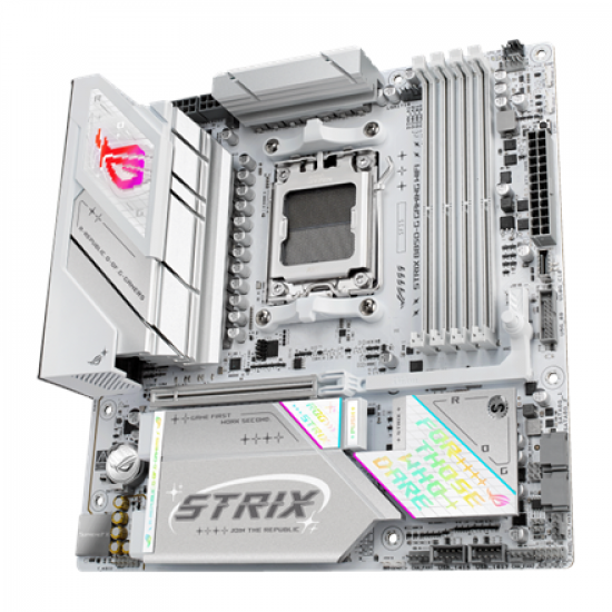 Asus ROG STRIX B850-G GAMING WIFI | Processor family AMD | Processor socket AM5 | DDR5 | Supported hard disk drive interfaces SATA, M.2 | Number of SATA connectors 2