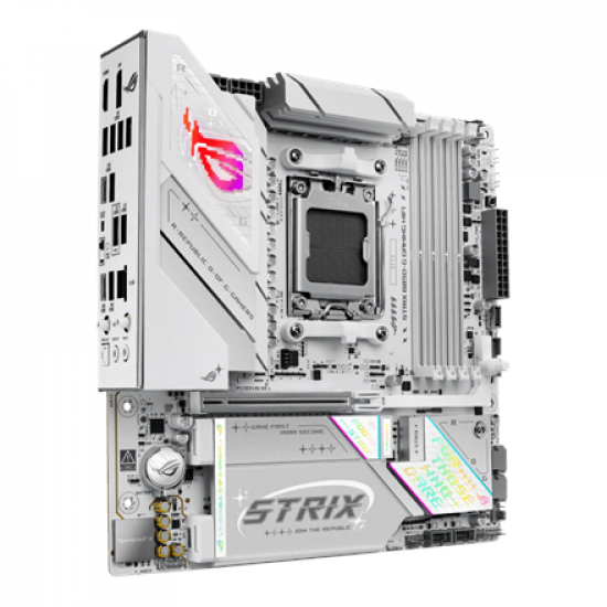 Asus ROG STRIX B850-G GAMING WIFI | Processor family AMD | Processor socket AM5 | DDR5 | Supported hard disk drive interfaces SATA, M.2 | Number of SATA connectors 2