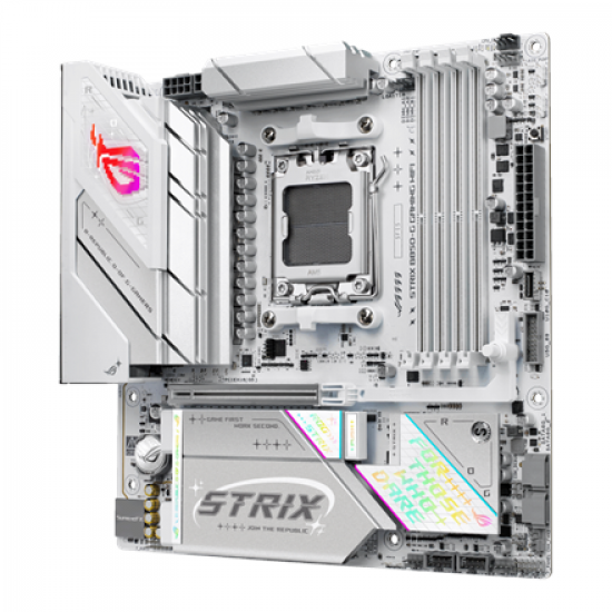 Asus ROG STRIX B850-G GAMING WIFI | Processor family AMD | Processor socket AM5 | DDR5 | Supported hard disk drive interfaces SATA, M.2 | Number of SATA connectors 2