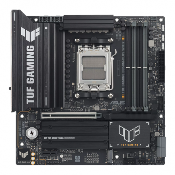 Asus TUF GAMING B850M-PLUS WIFI7 | Processor family AMD | Processor socket AM5 | DDR5 | Supported hard disk drive interfaces SATA, M.2 | Number of SATA connectors 4