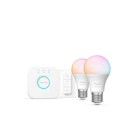 Philips Hue E WCA 806 A60 2kit SW EU | E27 | 8 W | 16 million colors, White and colored light