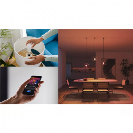 Philips Hue E WCA 806 A60 E27 3kit EU | E27 | 8 W | 16 million colours, White and colour light