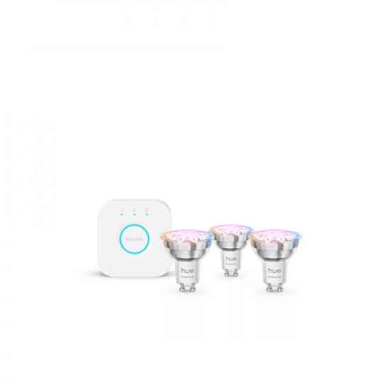 Philips Hue E WCA 345 GU10 3kit EU | GU10 | 3 W | 16 million colors, White and colored light