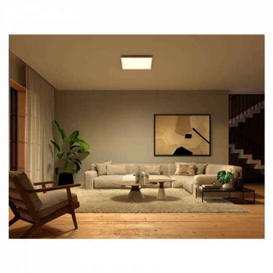 Philips Hue Surimu Square Panel Light, 60 x 60 cm | 2000-6500 Hue White Color Ambiance