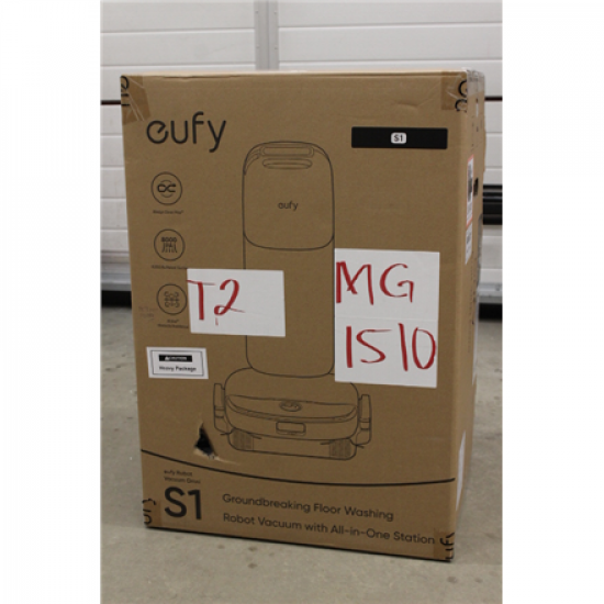 SALE OUT. Anker Eufy Robot Vacuum Cleaner Omni S1 | Anker Eufy Robot Vacuum Cleaner with All-in-One Station | Omni S1 | Wet&Dry | Operating time (max) 216 min | 4600 mAh | 8000 Pa | Gray | DAMAGED PACKAGING