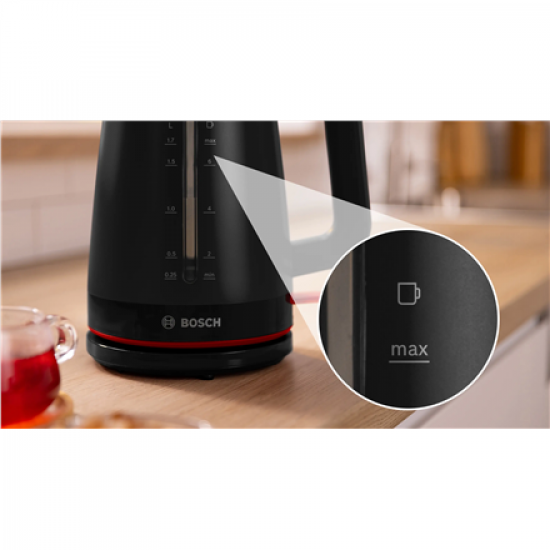 Bosch Kettle | TWK3M123 MyMoment | Electric | 2400 W | 1.7 L | Plastic | 360° rotational base | Black