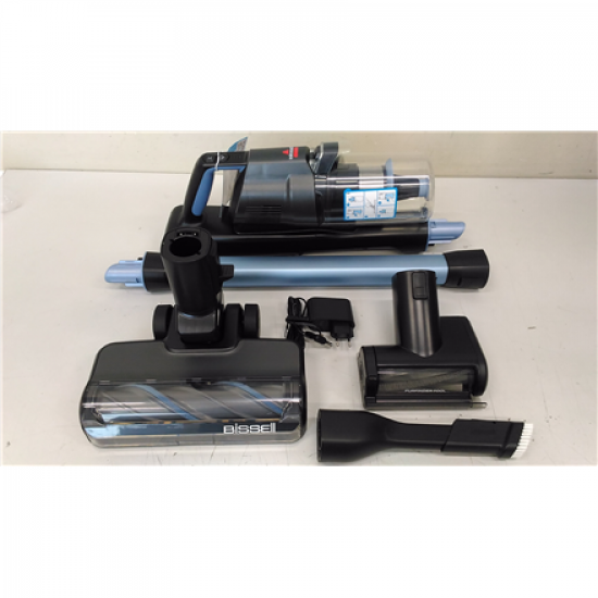 SALE OUT. Bissell Stick Vacuum | PowerClean FurFinder Select | Cordless operating | 200 W | 25.2 V | Operating time (max) 40 min | Black/Titanium/Lake Blue | Warranty 60 month(s) | Battery warranty 24 month(s) | UNPACKED, NOT USED