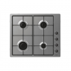 Candy Hob | Idea CHW6LBX/4U2 | Gas | Number of burners/cooking zones 4 | Knob | Stainless Steel