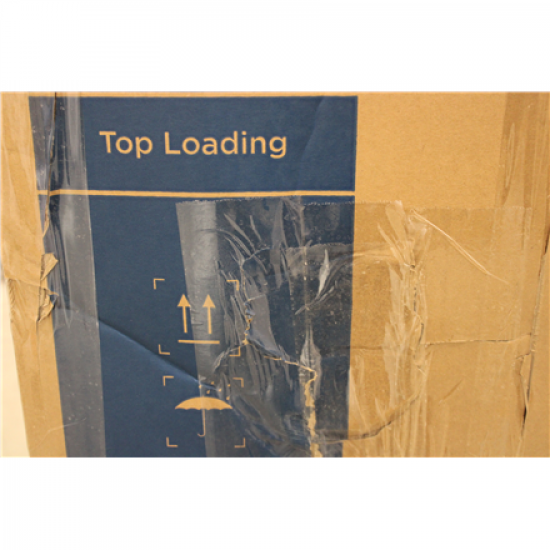 SALE OUT. Midea Washing Machine | MF100T60B/W-HR | Energy efficiency class A | Top loading | Washing capacity 6 kg | 1200 RPM | Depth 61 cm | Width 40 cm | Display | LED | Steam function | White | DAMAGED PACKAGING, DAMAGED PAINT ON THE RIGHT SIDE