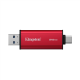 Kingston Dual Portable Solid-State Drive, USB Type-A and Type-C | 512 GB | Solid-state drive interface USB 3.2 Gen 2 | Read speed 1050 MB/s | Write speed 950 MB/s