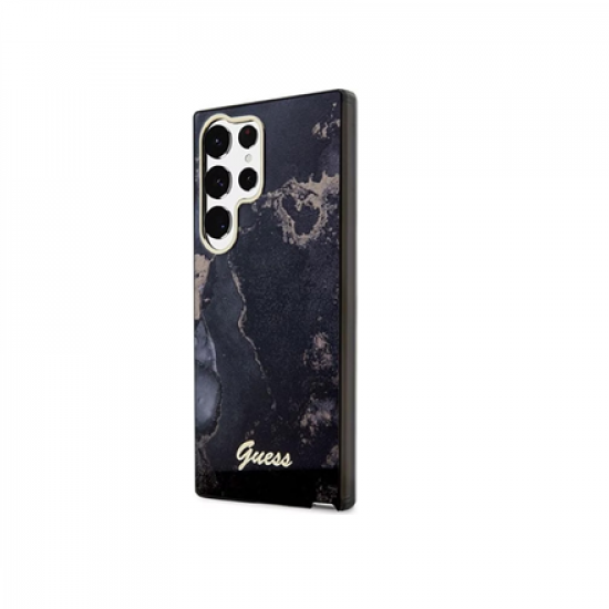 GUESS | GUHCS23LHTMRSK | Back cover | Samsung | Galaxy S23 Ultra | PC, Plastic, TPU | Black