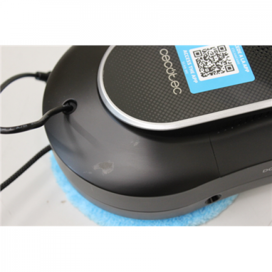 SALE OUT. Cecotec Window Cleaning Robot | Conga Windroid 1090 Double Spray Connected | Corded | Black | USED, DIRTY